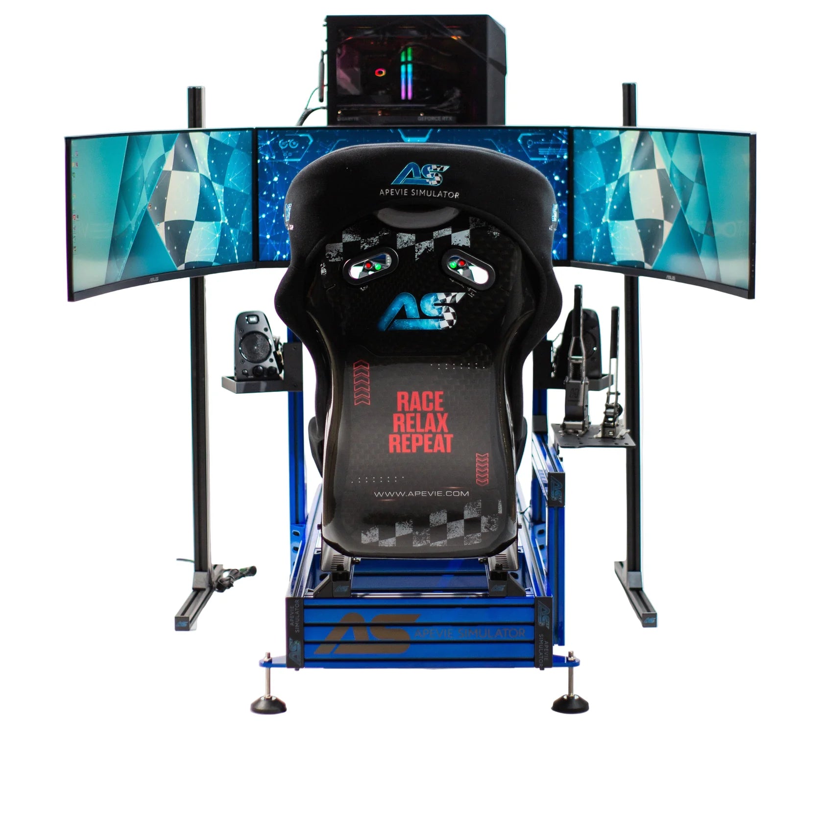 AS8 RTR Turn-Key Racing Simulator Plug & Play Sim Rig