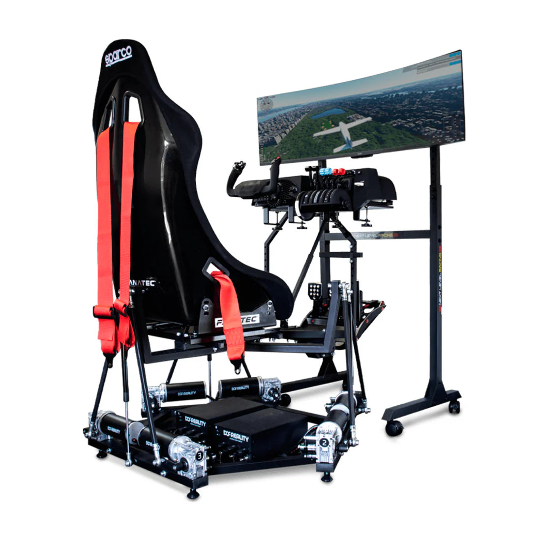 TurnKey System (6 DOF) Motion Platform Flight Simulator