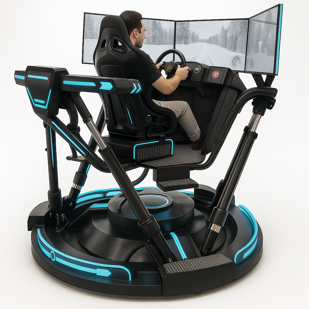 NeonVector Apex-XR Motion Racing Simulator