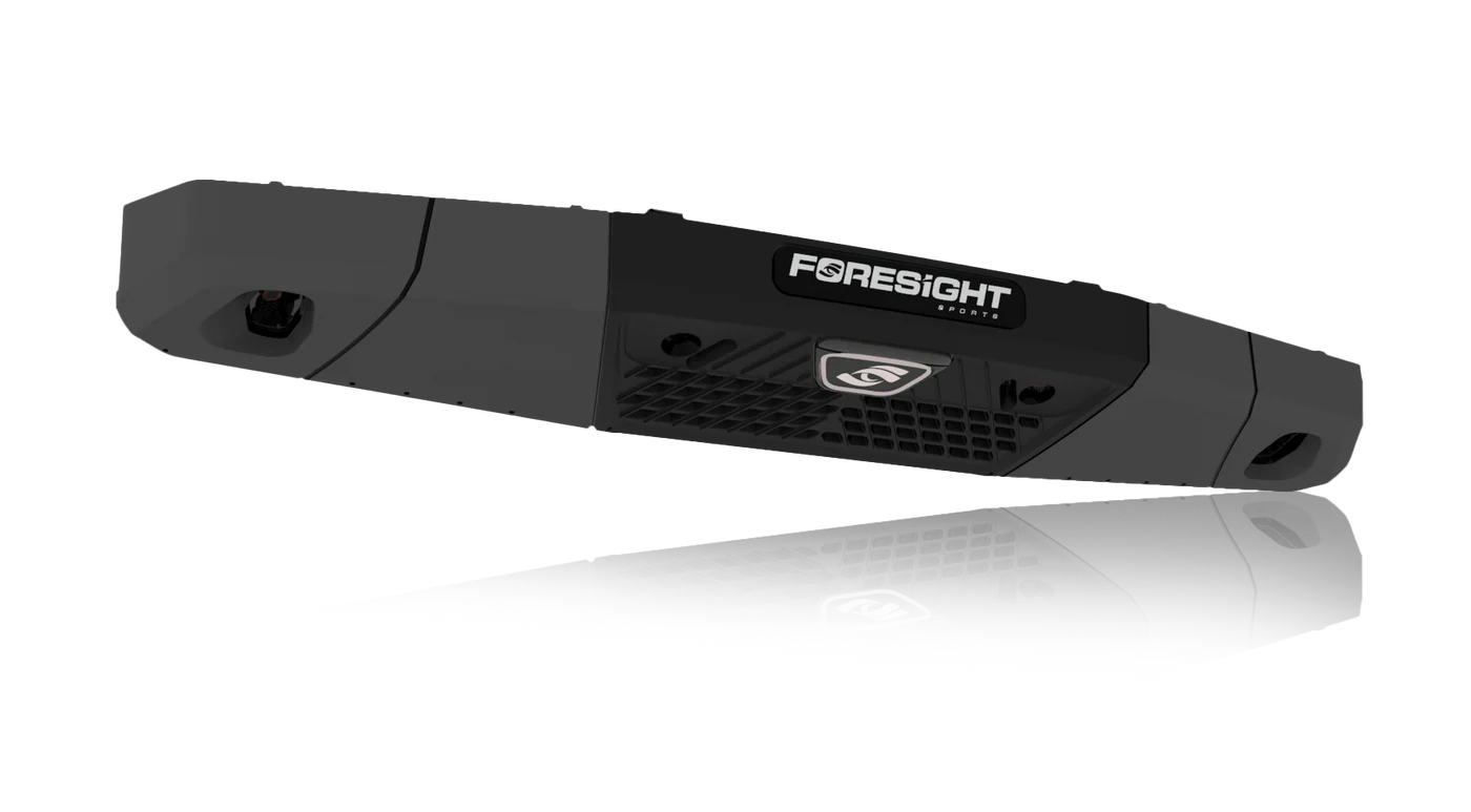 Foresight Falcon Launch Monitor - sleek design showcasing advanced golf tracking technology.